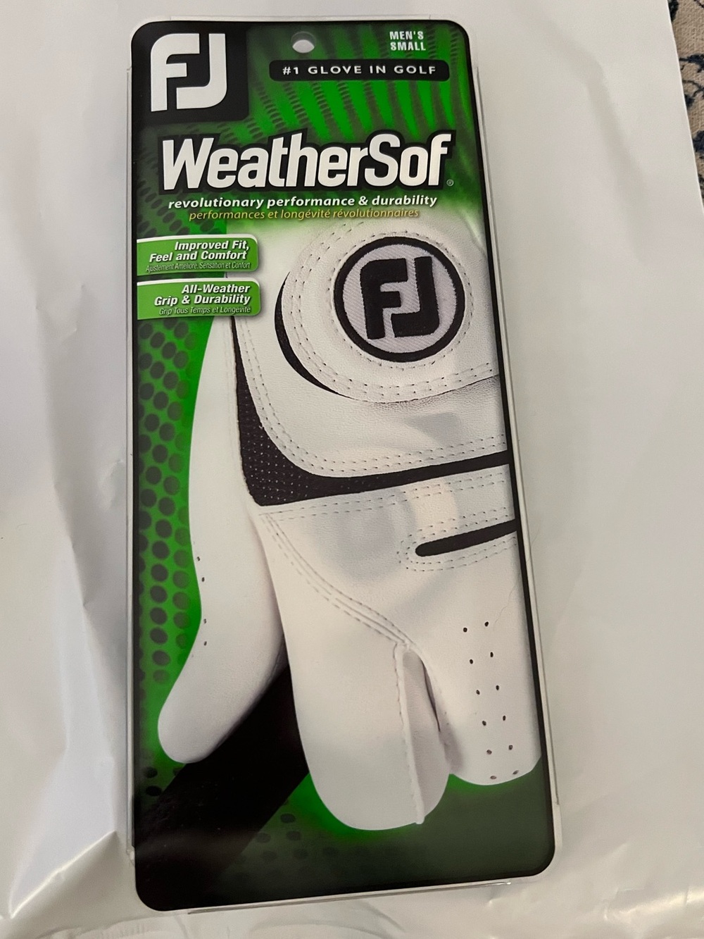 WeatherSof Glove - White  Left Hand